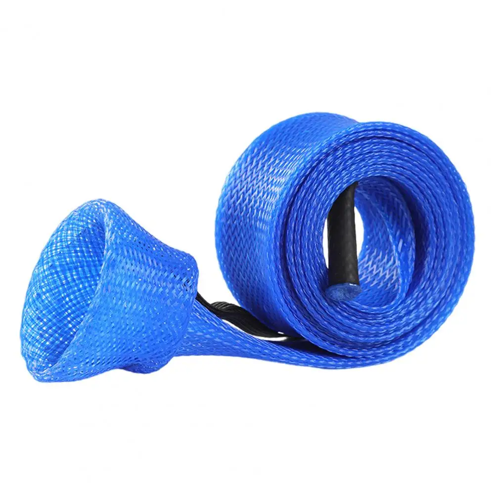 

170CM Fishing Rod Cover Spinning Rod Sleeve Cover with Capped Tip Mesh PET Fishing Pole Protector Fishing Accessories