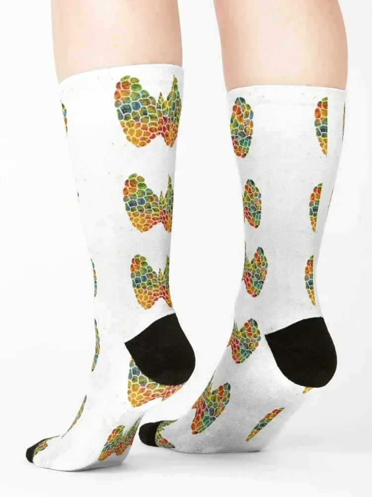 Thyroid gland Socks sports stockings Men's cute ankle Socks Girl Men's