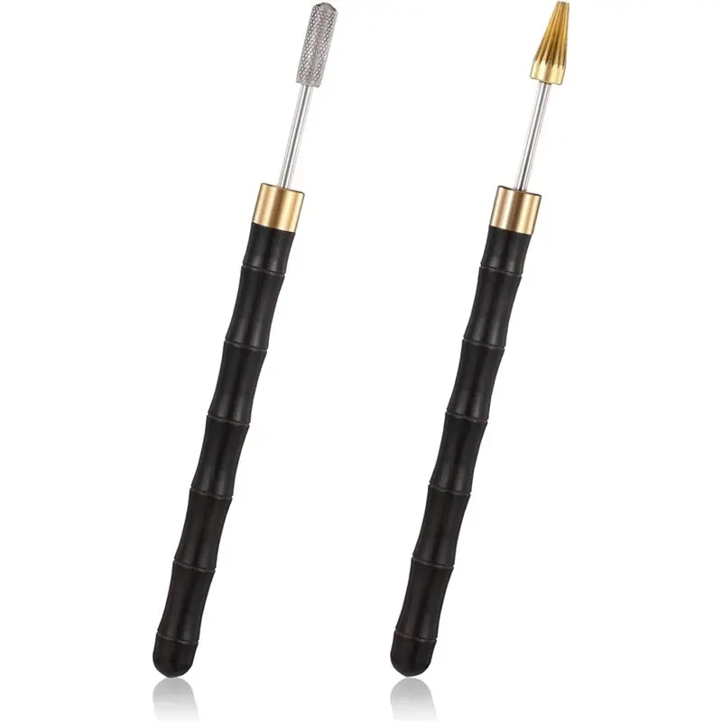 

【CHRISTMAS 】Colorful Leather Edge Roller Applicator Pen 2 PCS, Dye Pen For Edges Printing Tool For Dyeing Craft DIY Working