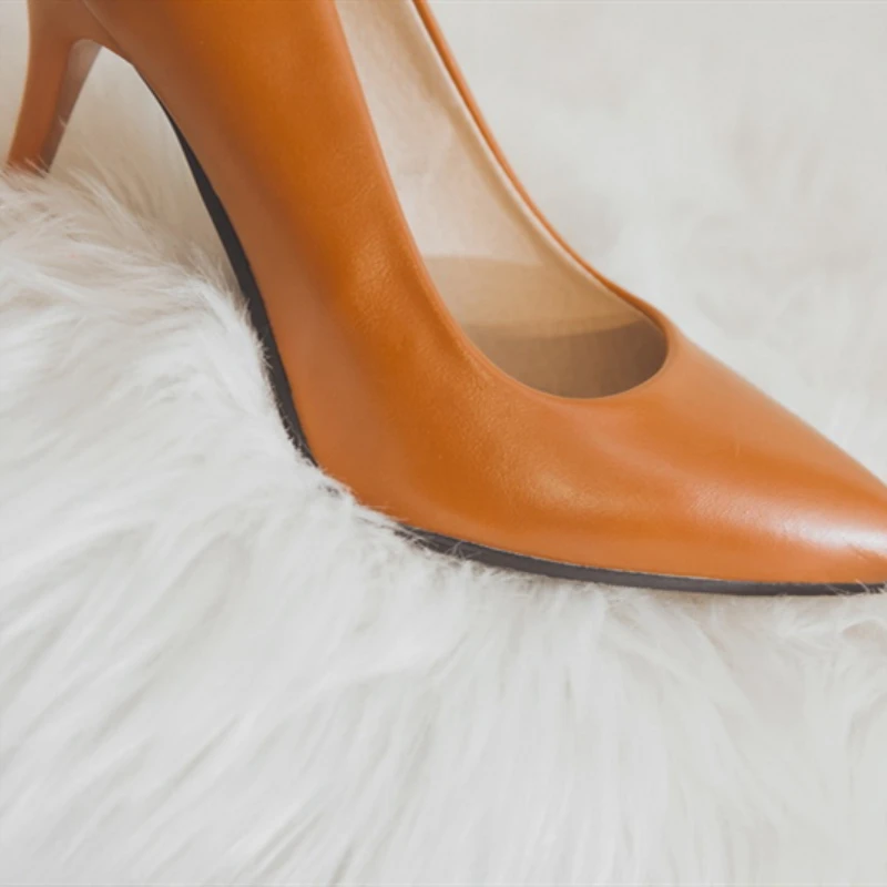 Fashion High Heels Women Pumps Shoes Elegant Pink Black Nude Thin Heeled Sexy Office Wedding Office Shoes Ladies Large Size 48