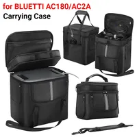 Carrying Case for BLUETTI Portable Power Station AC180/AC2A Travel Storage Bag Waterproof Anti-drop with Shoulder Strap & Handle