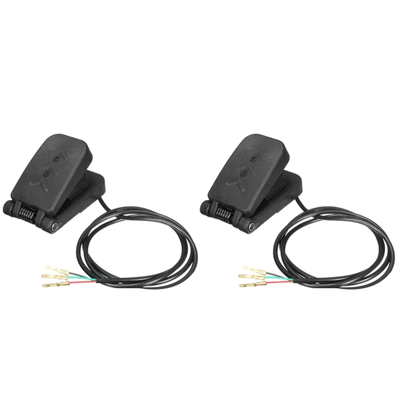 2x Foot Accelerate Trappedaal Throttle Speed Control Pedaal Vervanging Voor Elektrische Auto Scooter Boot Mini Bike