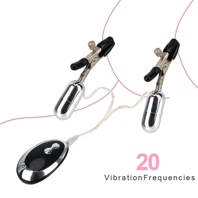 Pinces vibromasseurs pour femmes, pinces à seins, pinces à clitoris, outil de couple, jouets sexuels, jeux pour adultes, machine de flirt, produit 7.0