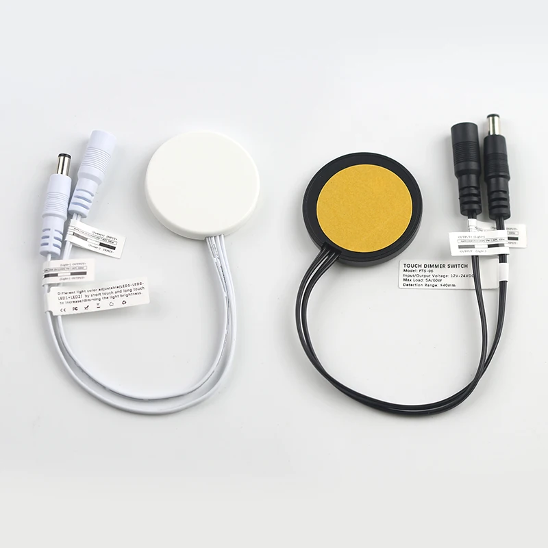 DC12V 24V Penetrable Smart Sensor 5A 60W Wooden Panel Touch Switch Suitable for Cabinet LED Switch