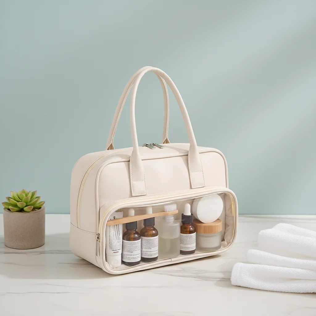 Travel Toiletry Bag Waterproof Cosmetic Organizer with Multi Compartments for Travel Business