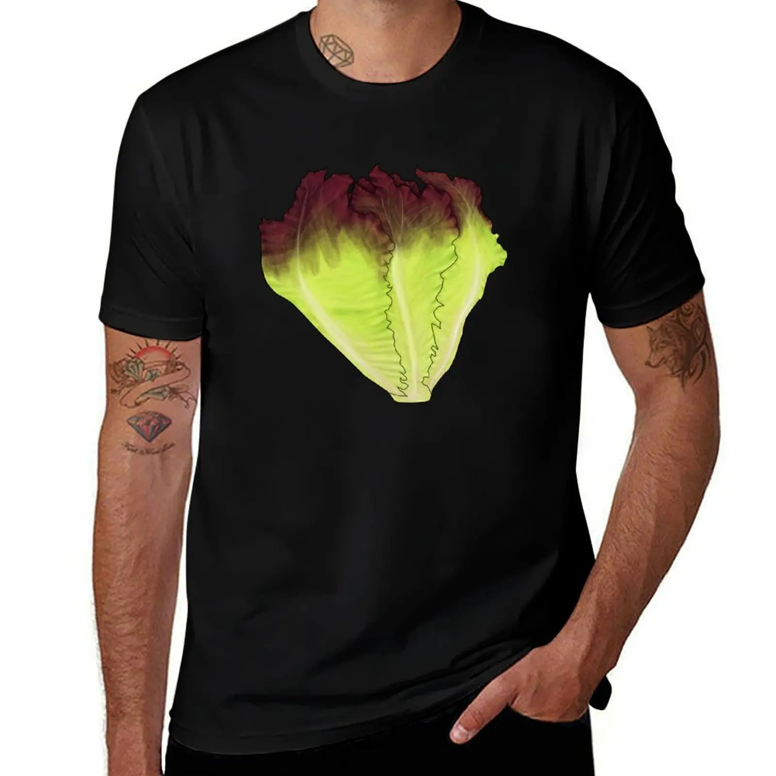 

Red leaf lettuce T-Shirt graphics blanks animal prinfor boys anime stuff heavyweight t shirts for men