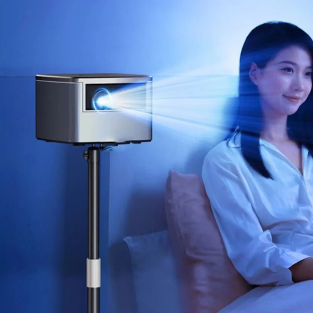 Soporte para microproyector de altura ajustable, Base fuerte de escritorio, soporte para proyector pequeño, soporte para proyectores portátiles de 40cm