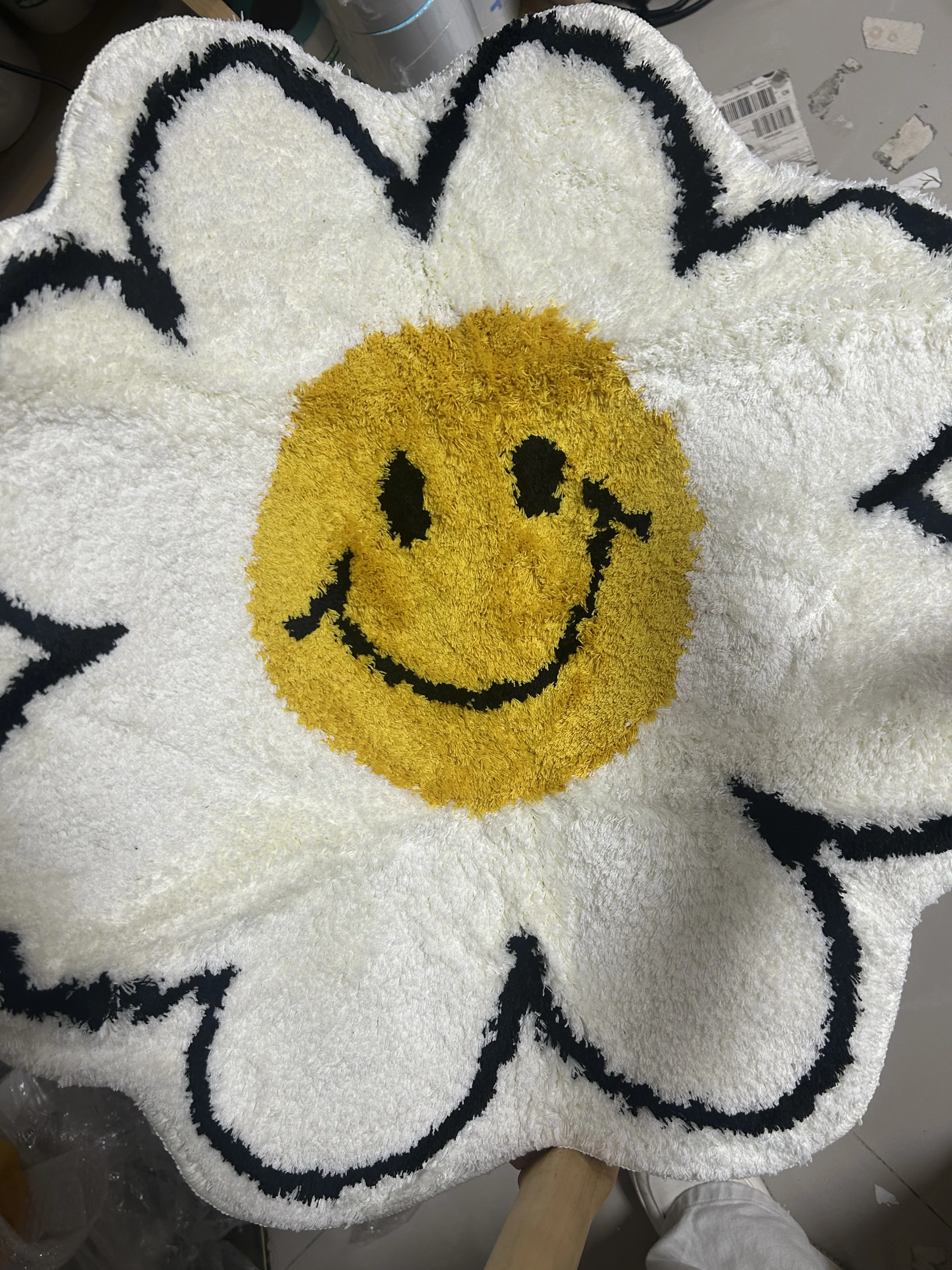 

Tufted Rug Sunflower Pattern Entrance Hallway Doormat Rug Non-Slip Abosrbent Bath floormat Bedroom Kitchen Toilet Carpet