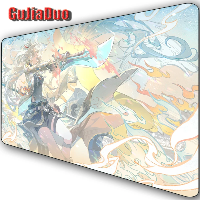 HonkaiStar Rail Feixiao 40x90 Extra Large Mange Mouse Pad Laptop Play Mat Gaming Accessories Kawaii PC Anime Mousepad Table Pad