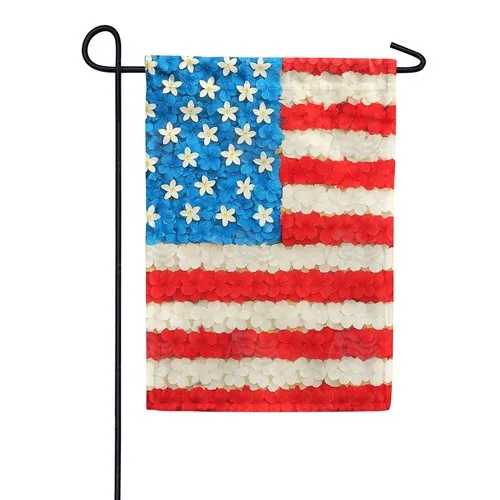 American Flag Floral Petals Flag Graden Flag UUI GGX