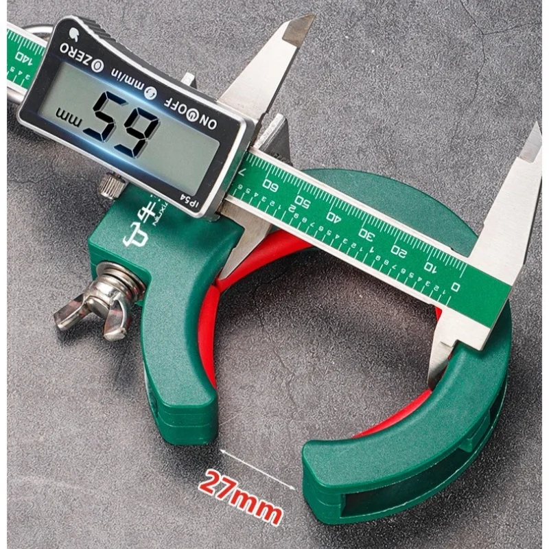 JUSTINLAU 1PC Bottom Hanging Dual Purpose 65mm Stainless Steel Wire Laying Auxiliary Pulley Efficient Wire Fixing Auxiliary Tool