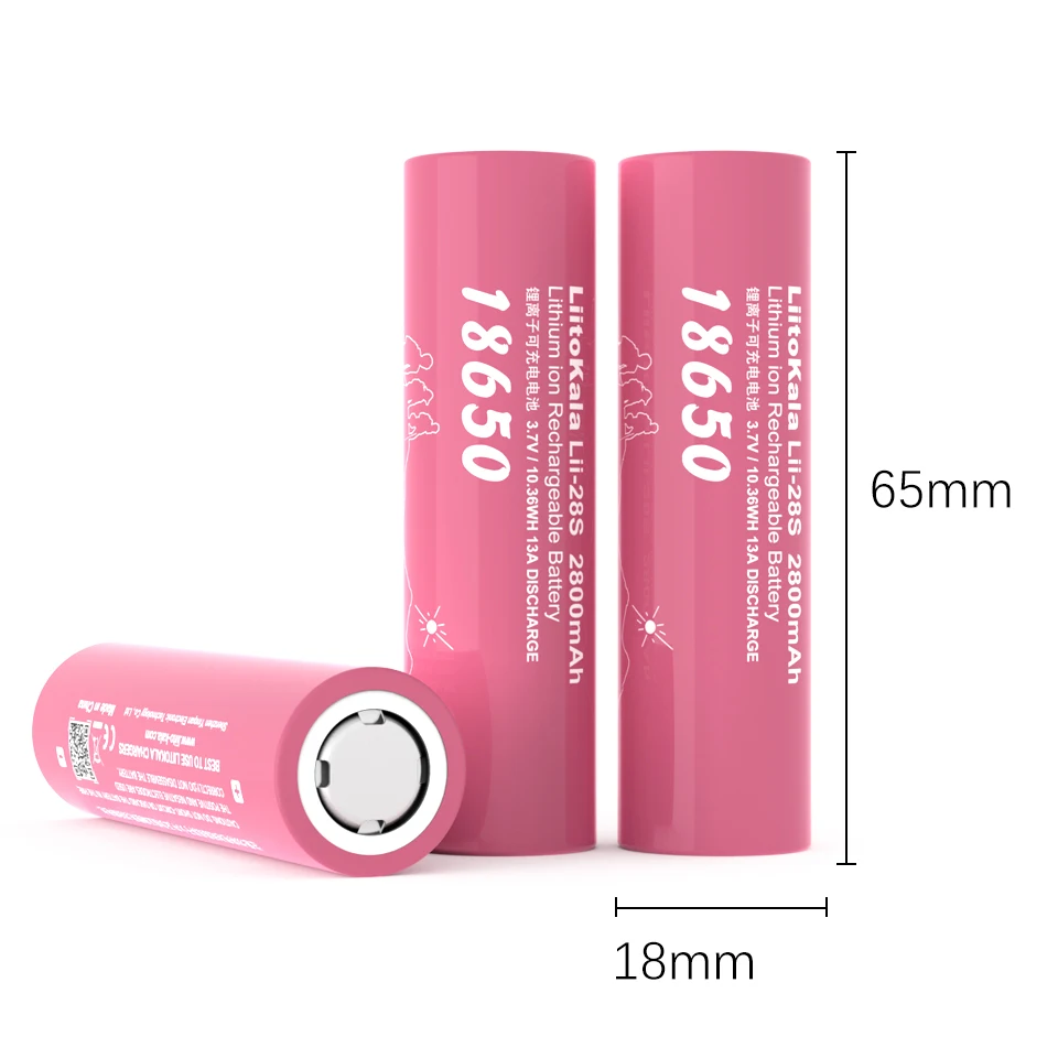 Новый LiitoKala Lii-28S 18650 3,7 В 2800 мАч 13 А литиевая аккумуляторная батарея для электроинструментов светодиодный фонарик батареи