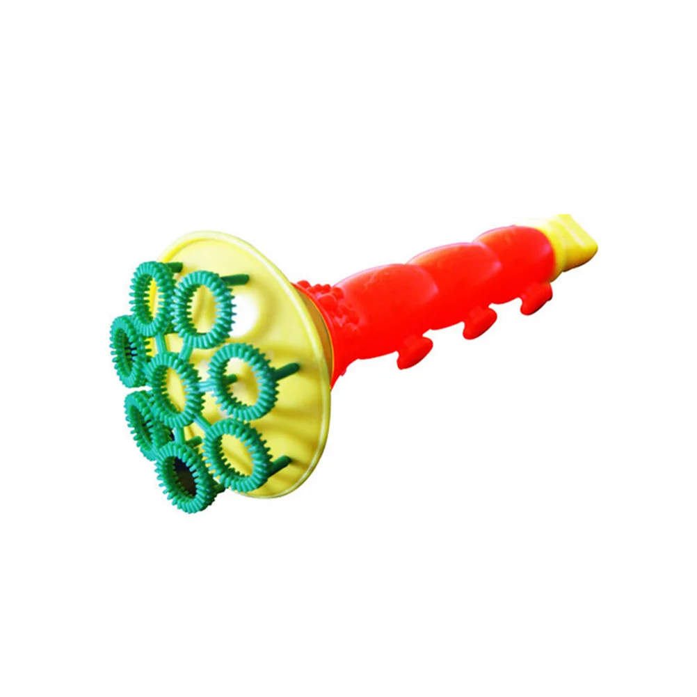 

Unique Design Bubble Blower Kids Horn Sound Maker Hundreds of Bubbles Child Handheld Soap Developmental Playtime