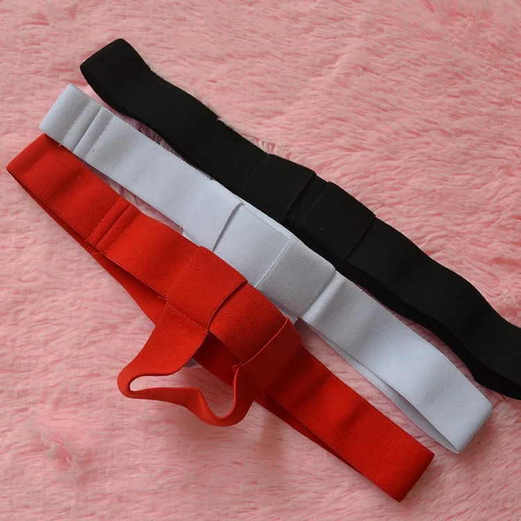 Men's Wide Elastic Single-Ring T-Back Thong, Minimalist G-String Underwear