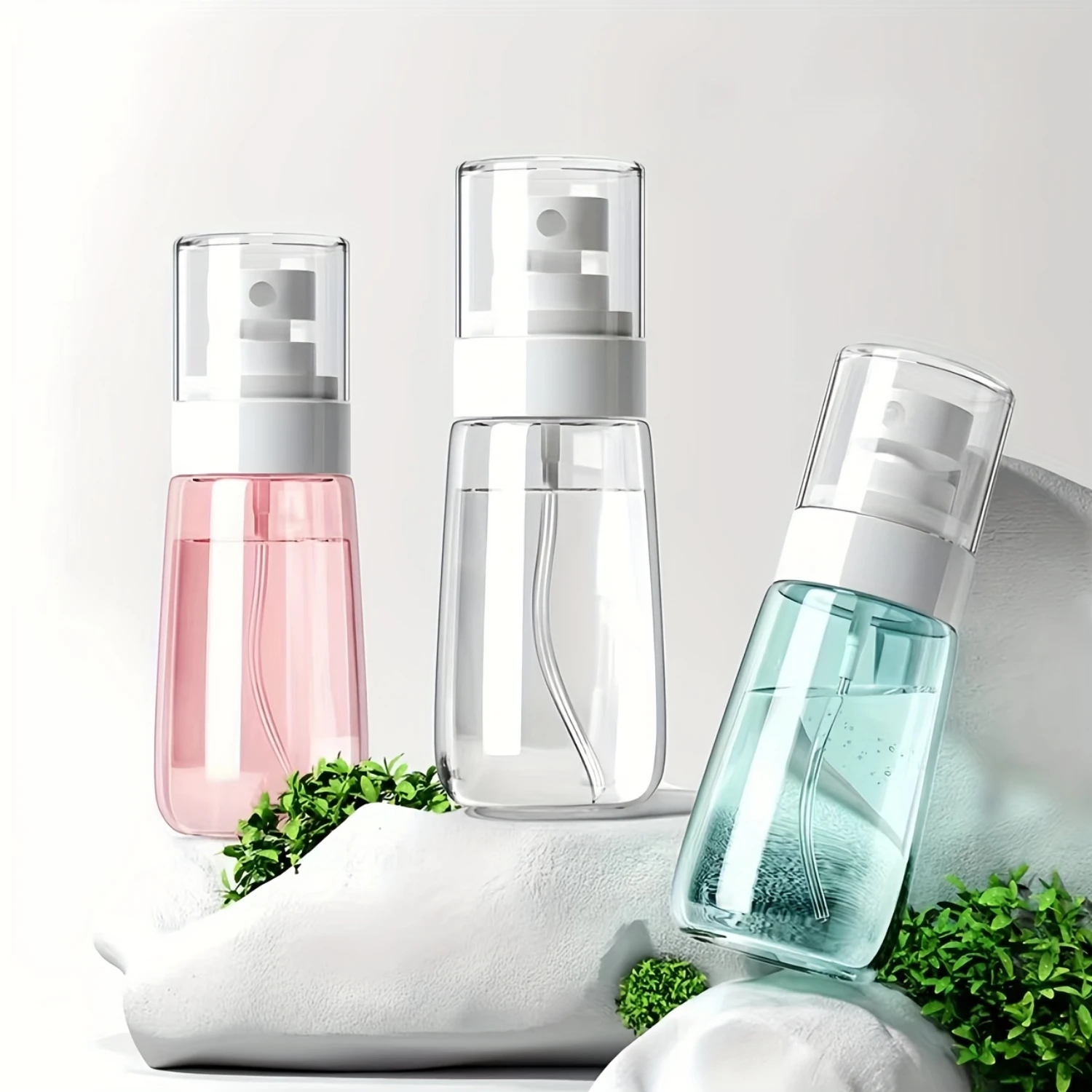 3pcs Toner Spray Bottle, Perfume Makeup Dispensing Bottle, Travel Portable Fine Mist Spray Bottle, Empty Refillable Liquid Conta