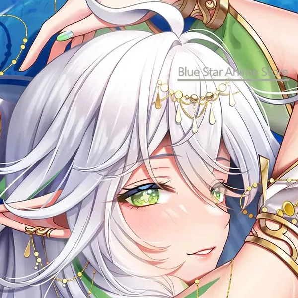 

Genshin Impact Greater Lord Rukkhadevata Dakimakura Hing Чехол для тела Подушка отаку Подушка Постельное белье Рождественский подарок 2WAY