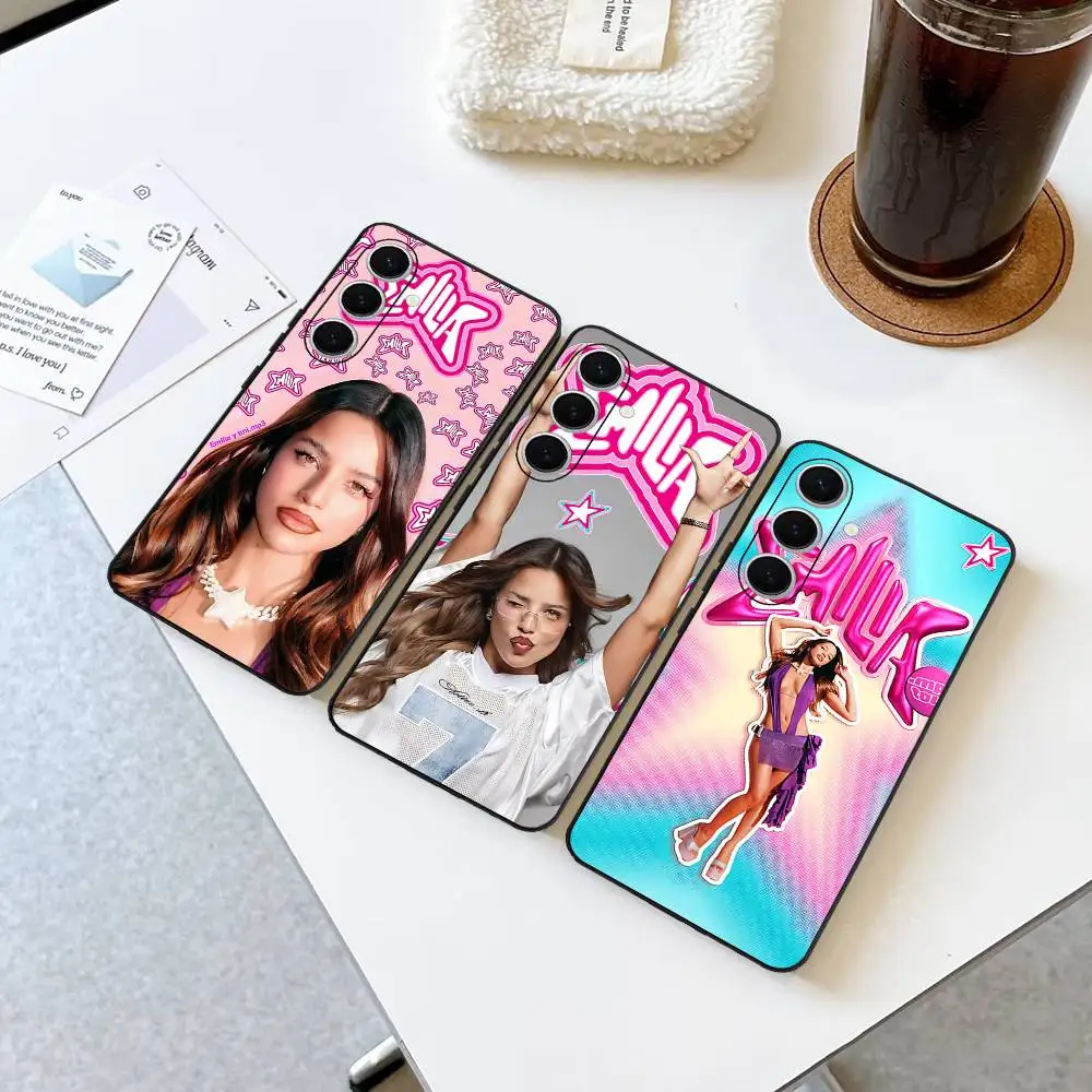 E-Emilia M-Mernes Singer Phone Case For Samsung S 24 Fe 25 Ultra Plus 20 Lite 21 30 22 23 24 22 Ultra 5G Fundas