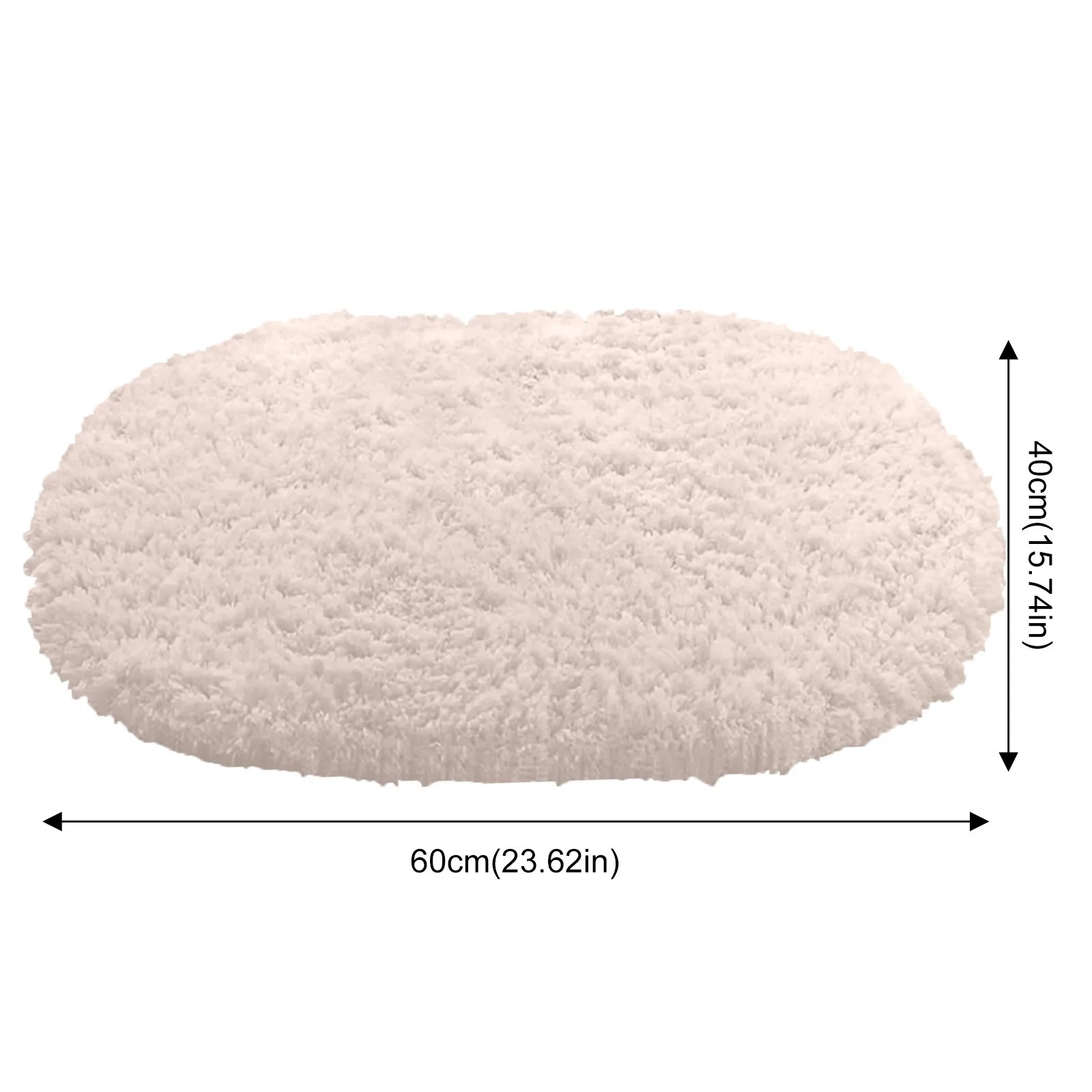 Non-Slip Tpr Backing Mats Comfortable & Soft Bedroom Floor Mat Fluffy Cozy Water Absorption Bath Mats Long Hair Bathroom Carpets