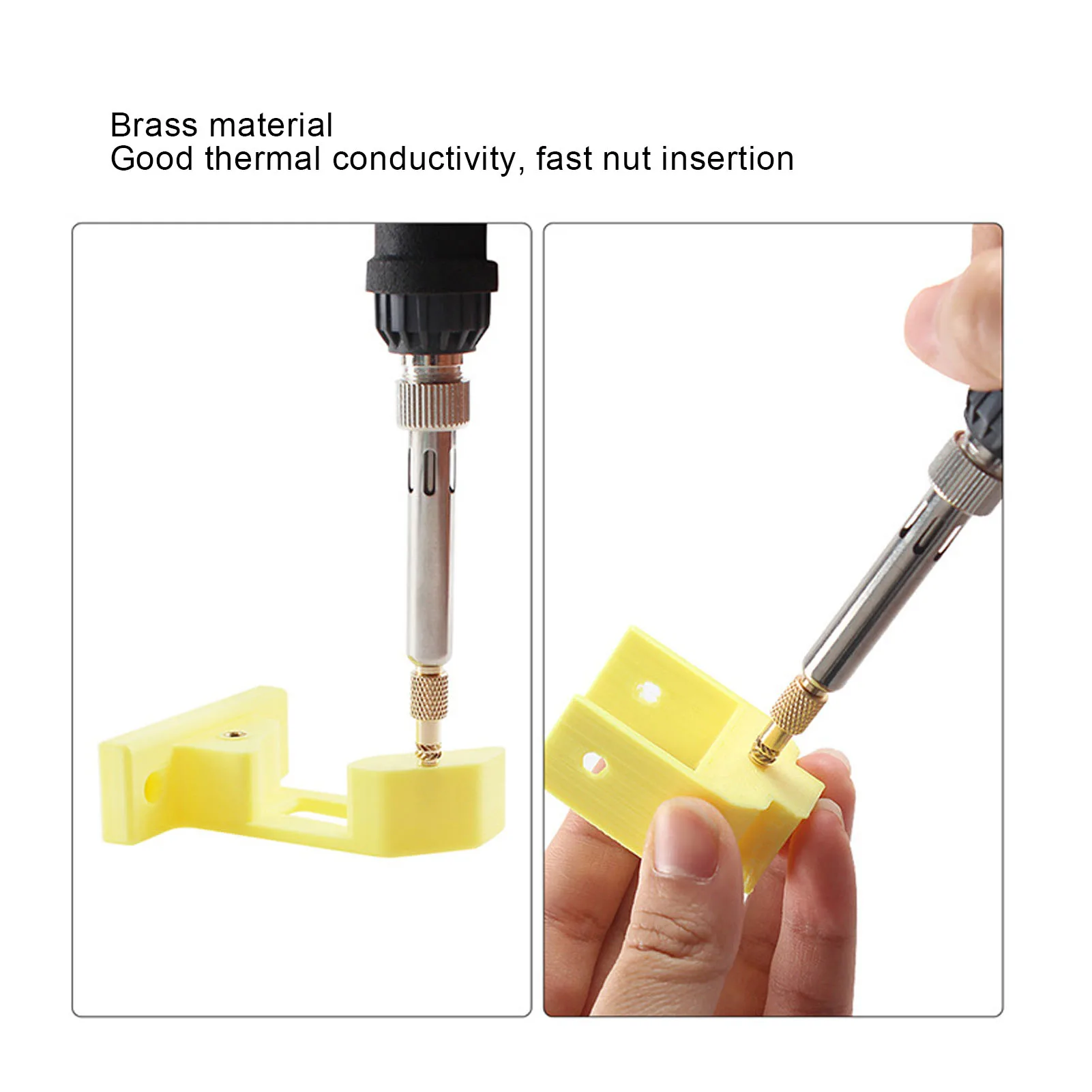 TS100 TS101 Soldering Iron Tips with M2 M2.5 M3 M4 M5 M6 M7 M8 Heat Set Insert Tips for 3D Printer Accessories Heat Set Inserts view 4