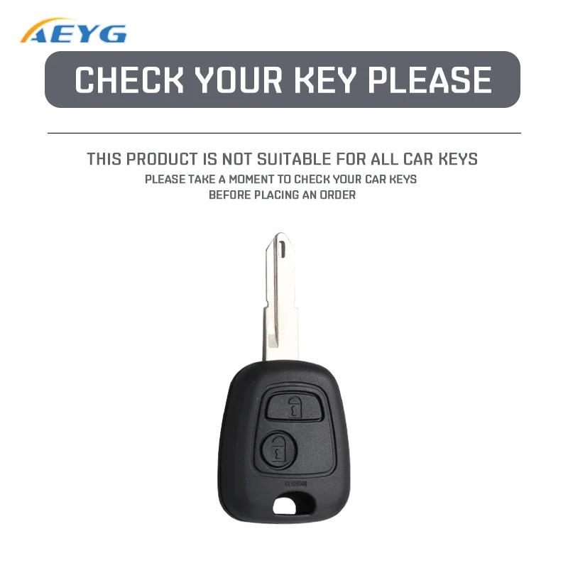 Fashion TPU Car Remote Key Case Cover Shell For Peugeot 106 107 206 207 306 307 406 407 For Citroen C1 C4 Protector Accessories image 2