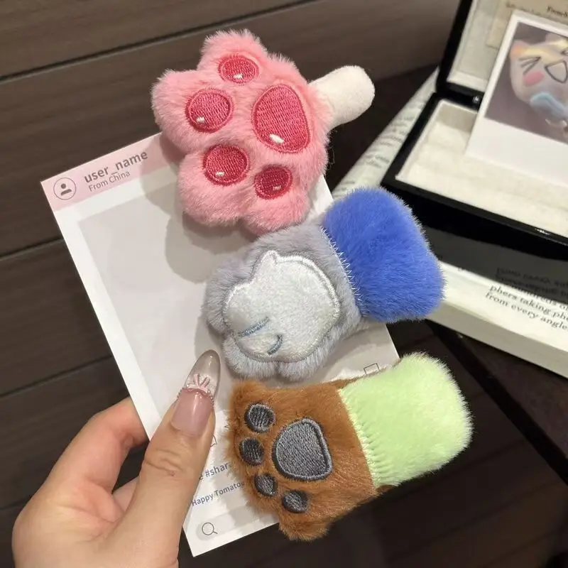 

Zootopia коготь лапа мороженое бар заколка для волос пушистая челка боковая заколка милые девушки осень зима женские аксессуары для волос милое животное