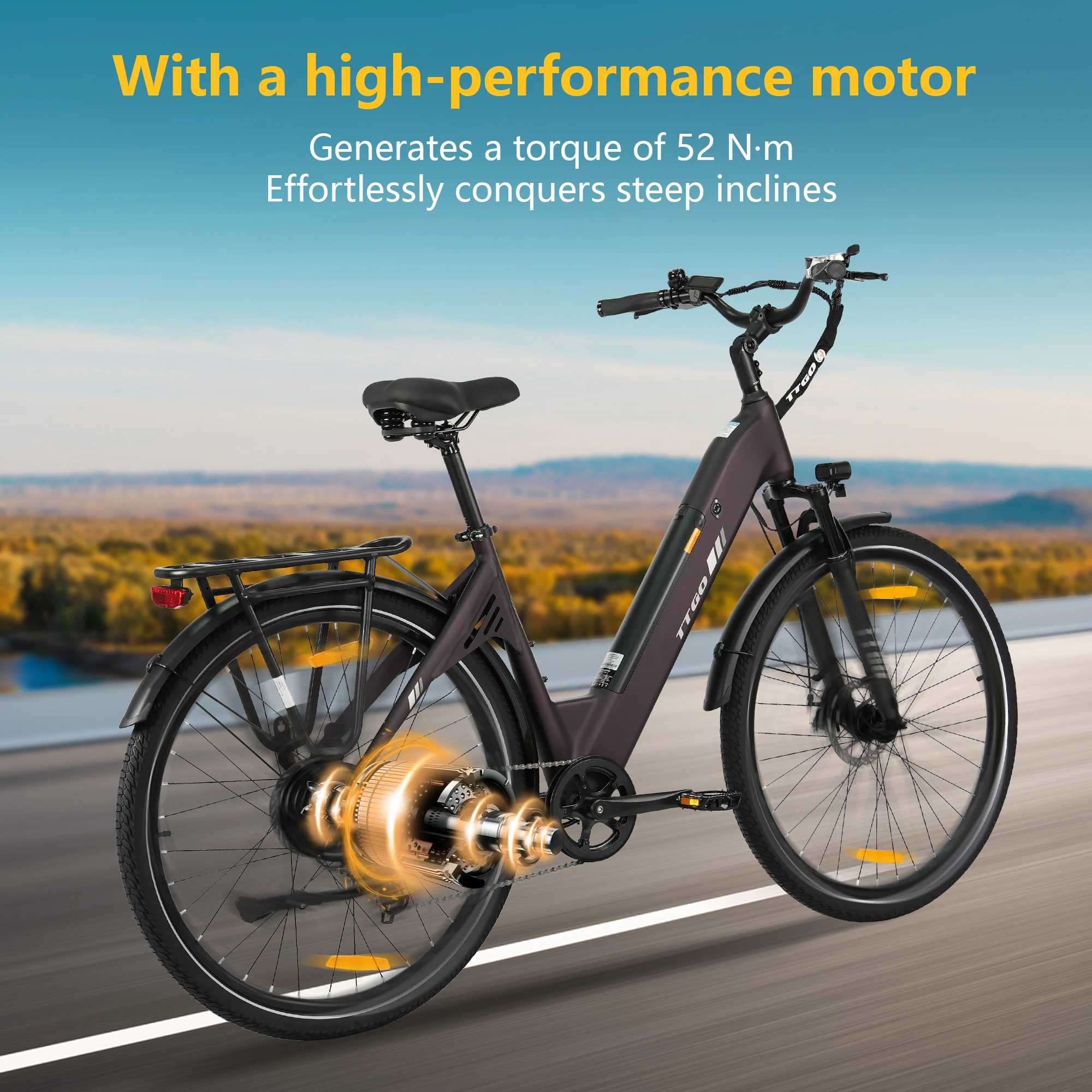TTGO C3 SE Bicicleta Eléctrica de Montaña con Neumáticos CST - imagen 3