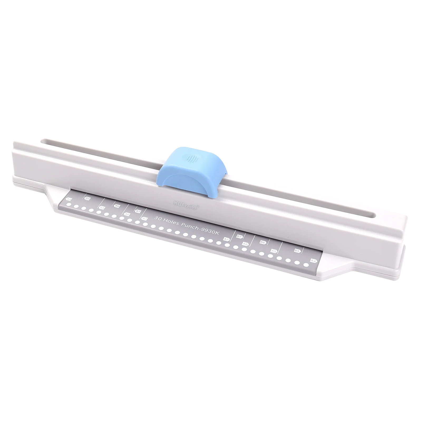 KW-TRIO 9930K  Handheld DIY 30 Holes Punch Puncher for Loose Leaf Ring Binders Multi-Hole Paper Cutter 5 Sheets Punch Capacity