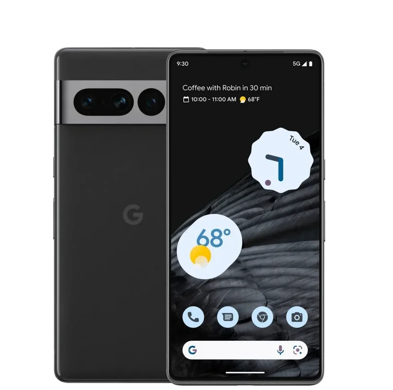 Google-Pixel 7プロのスマートフォン,ロック解除されたAndroid携帯電話,Google tensor g2,5g,6.7インチ,12GB RAM, 128 rom,nfc,オクタコア,オリジナル