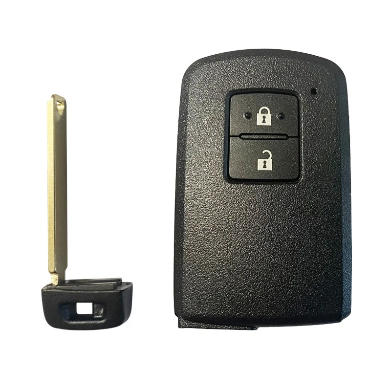 Cn007153 chave inteligente 2 botões 14fab-02 8a chip 312/314mhz com keyless go 89904-48f11 para toyota land cruiser harrier