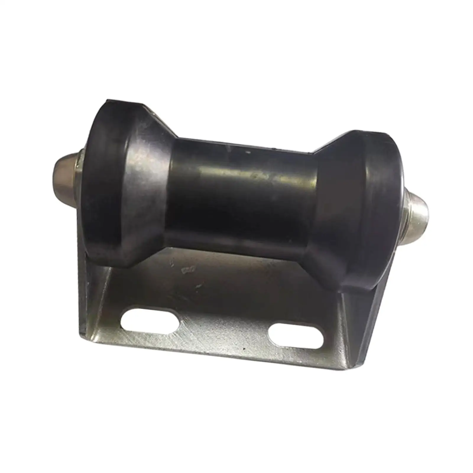 

5inch Boat Trailer Roller, Marine Anchor Bracket, Bow Anchor Roller Bracket Rubber Roller, for Marine Speedboat Replace Parts