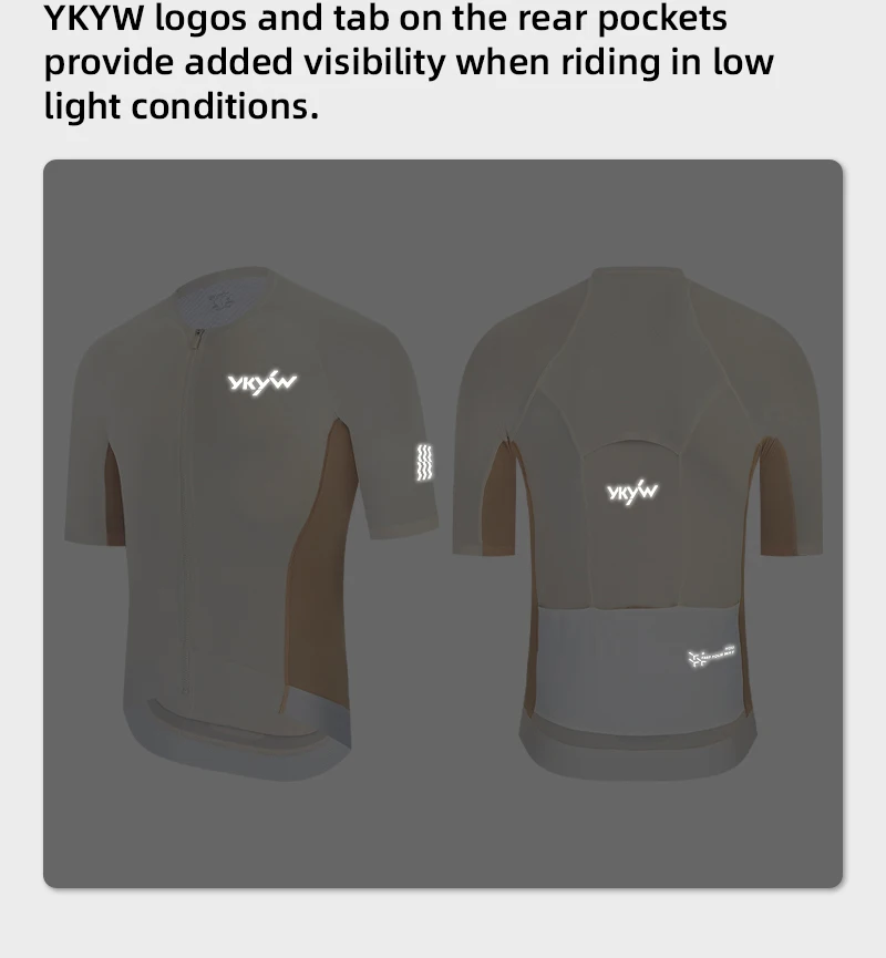 YKYWBIKE Anato-Racing Radtrikot Herren ProCompetition UV-Schutz Kühlendes Rennrad-Shirt DuPont ™ Fahrradtrikot MTB – Detail 9
