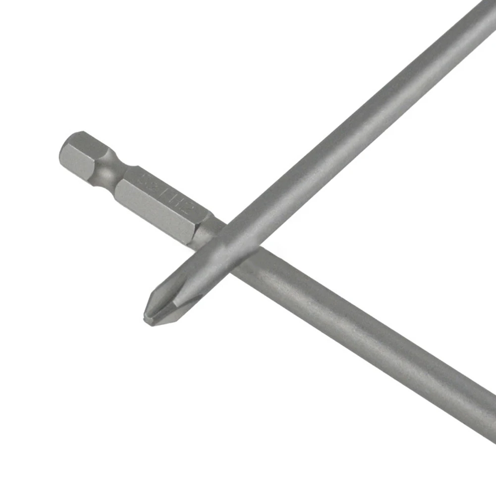 10Pcs 200mm Magnetic Long Cross Screwdriver Bit  PH1 PH2 Driver Hand Tools Manual Tools For Electric Screwdriver, Screwdriver,
