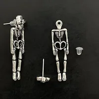 Spooky Skull & Knife Halloween Earrings for Women, Scary Dangle Earrings, Party Accessories - Image 6