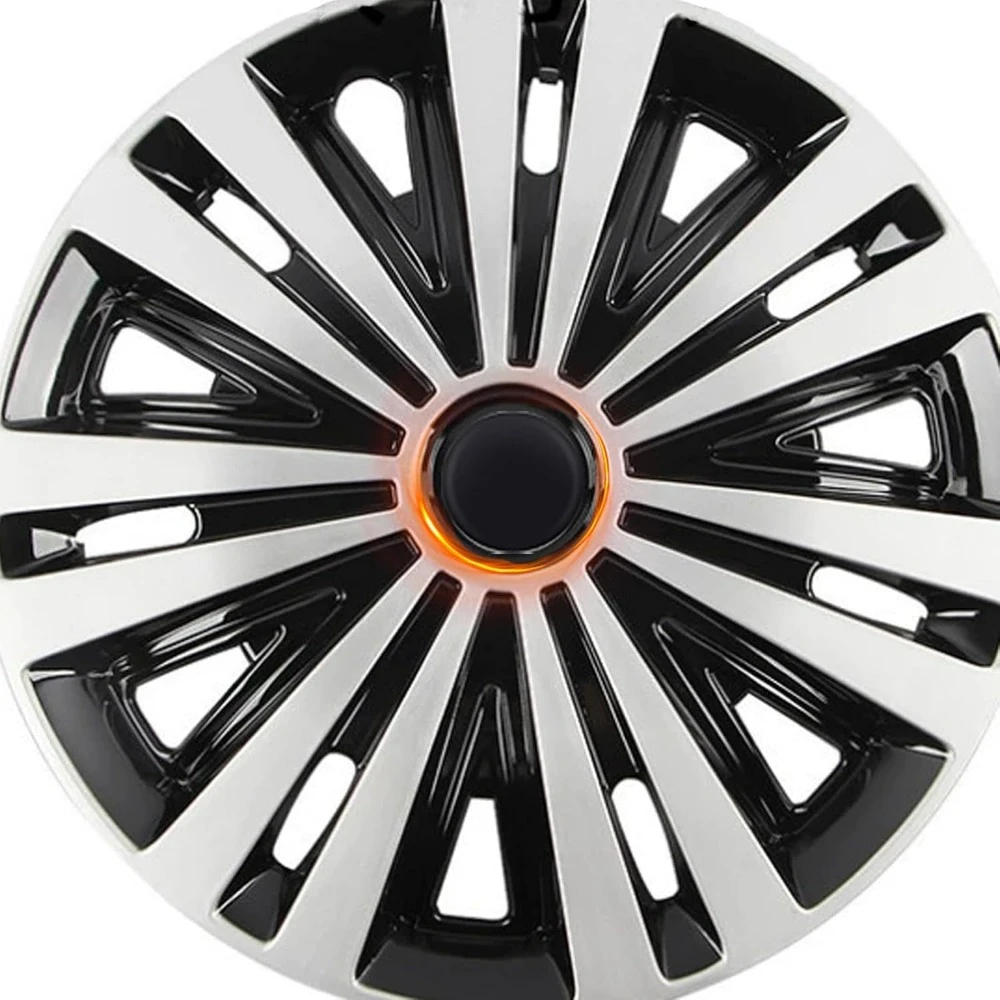 4PCS 56MM Car Wheel Center Hub Caps Black Compact Tyre Rim Hub Cap Cover Universal For Vehicle Modified Wheels Accessories