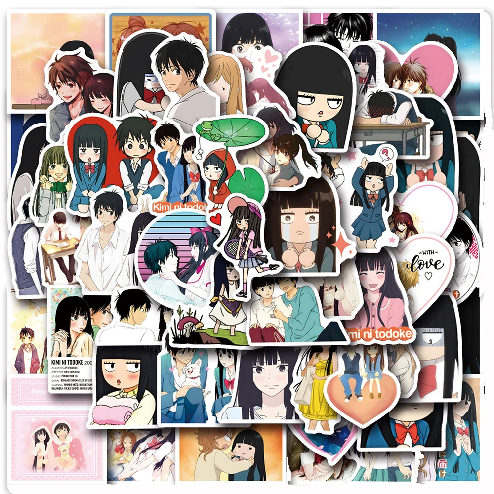 

10/30/50pcs Kimi Ni Todoke Anime Stickers Sawako Kuronuma Kazehaya Shouta Sticker Notebook Luggage Laptop Kurumizawa Ume Decal