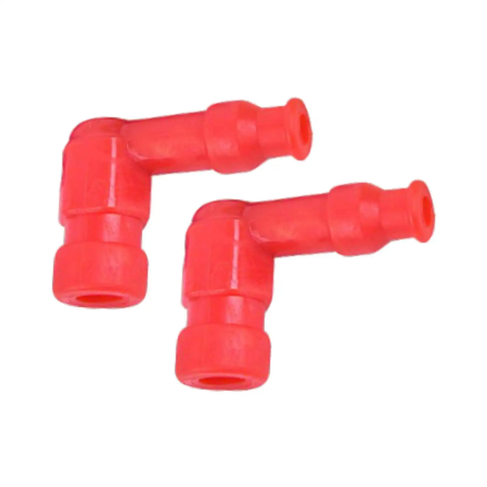 

2 шт., крышка свечи зажигания для мотоцикла, крышка свечи зажигания, водонепроницаемая, универсальная защита, угол 90 градусов для мотоцикла