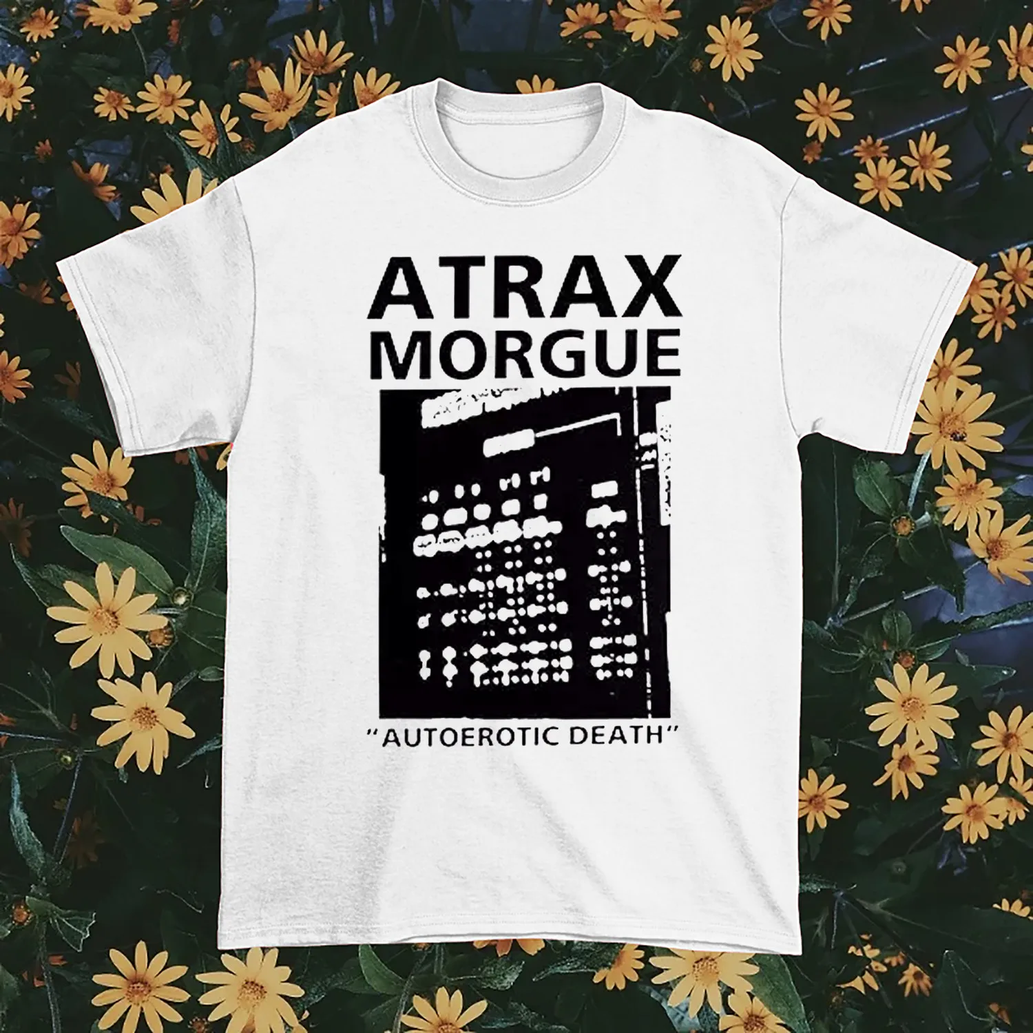 Atrax Morgue Autoerotic Death Cotton Blanc Toutes tailles T-shirt unisexe AG547