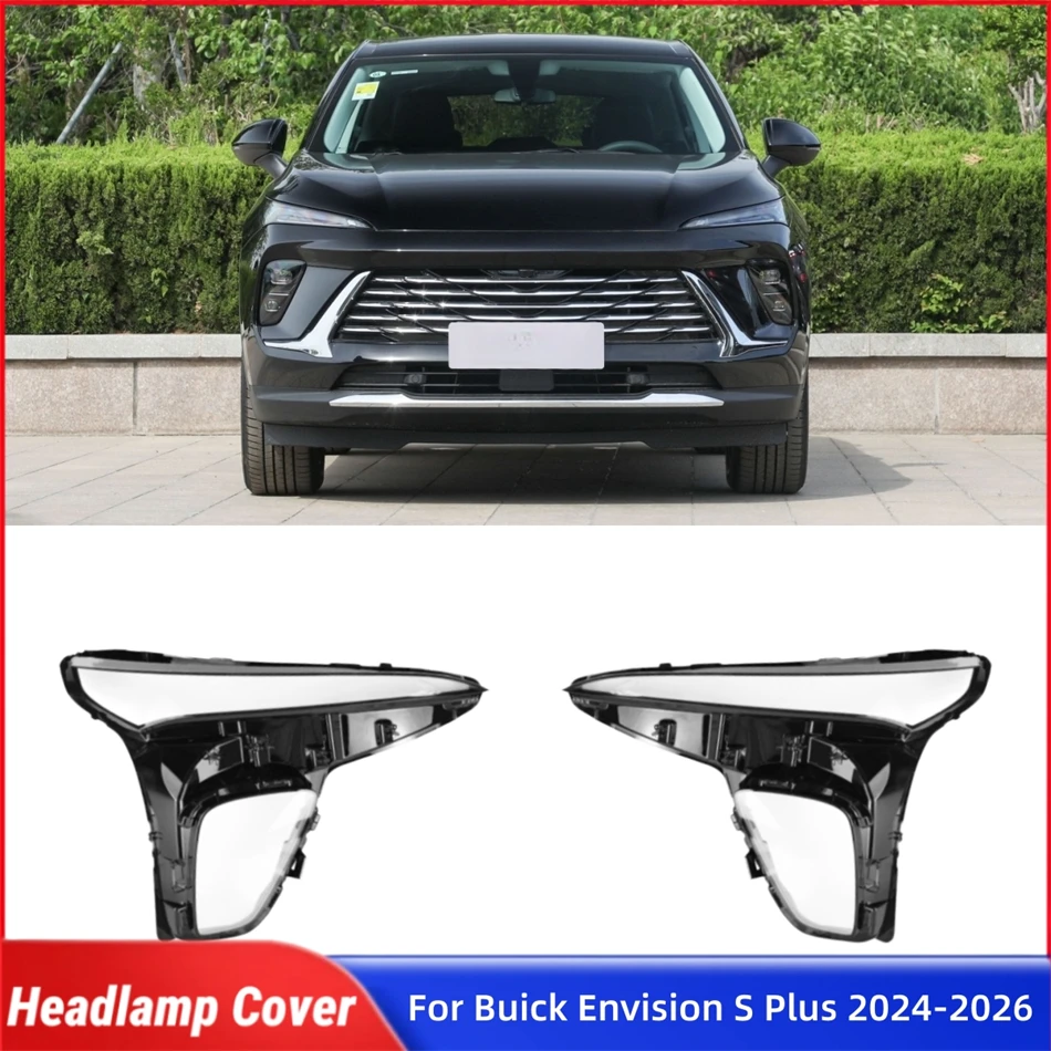 

For Buick Envision S Plus 2024 2025 2026 Auto Accessory Lampshade Head Lamp Cover Car Front Headlight Lens Cover Lights Shell