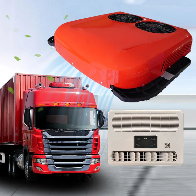 جديد تيار مستمر وقوف السيارات تكييف الهواء 12 فولت مبرد الهواء سقف تكييف الهواء شاحنة RV RV العربة