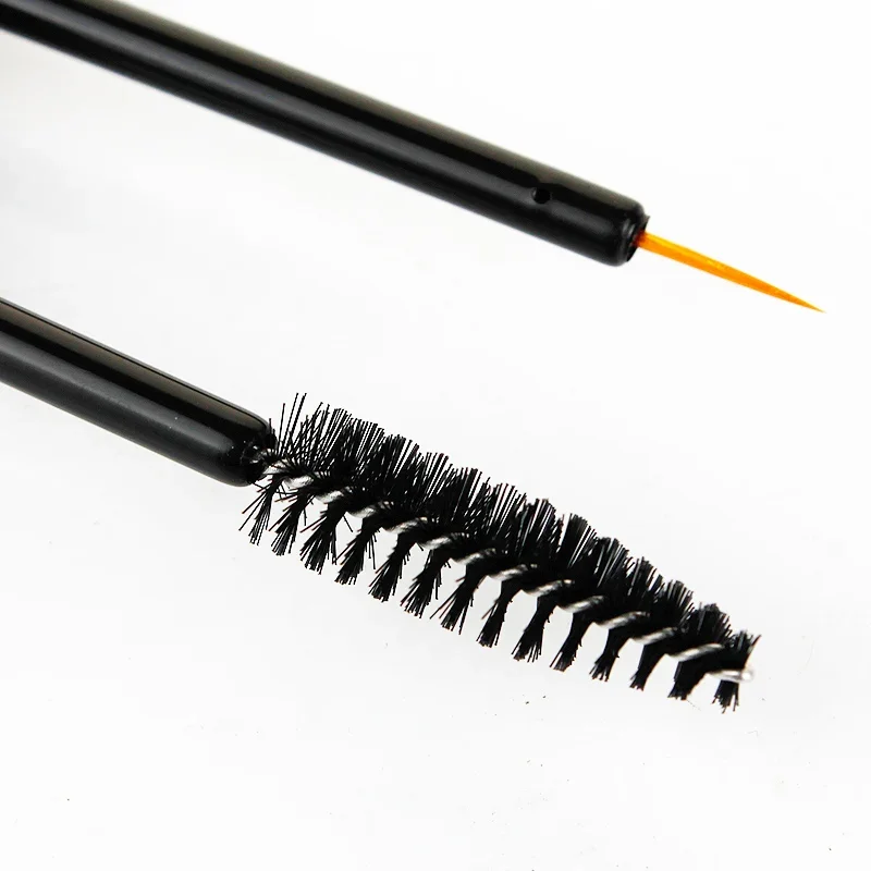 AfricMascara-Flcopropriété de crème pour cils, d'extraction liquide, récipient cosmétique portable avec bouchon noir, d'extraction illable quotidien, tube de 10ml, 30 pièces, 100 pièces