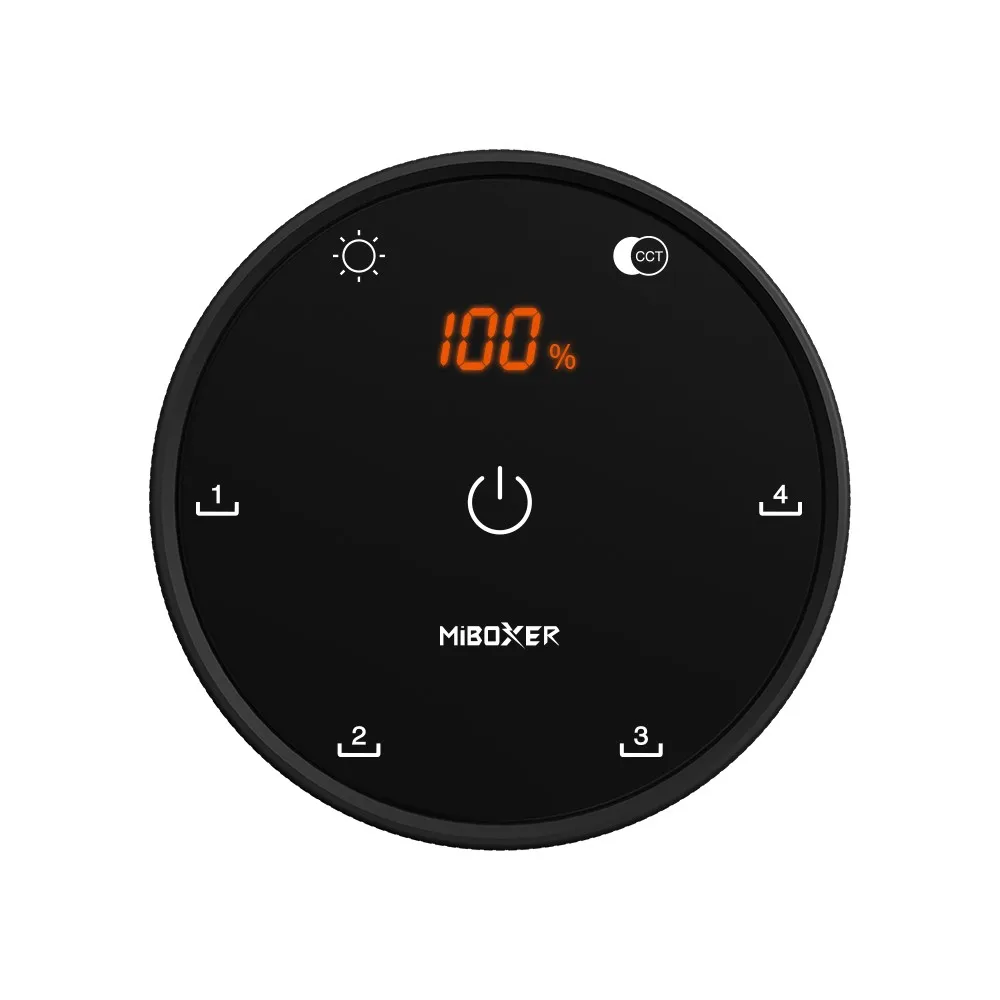 Miboxer K5 CCT Knob Remote Brightness and Color Temperature Dimmable Support Miboxer/Milight 2.4G Series