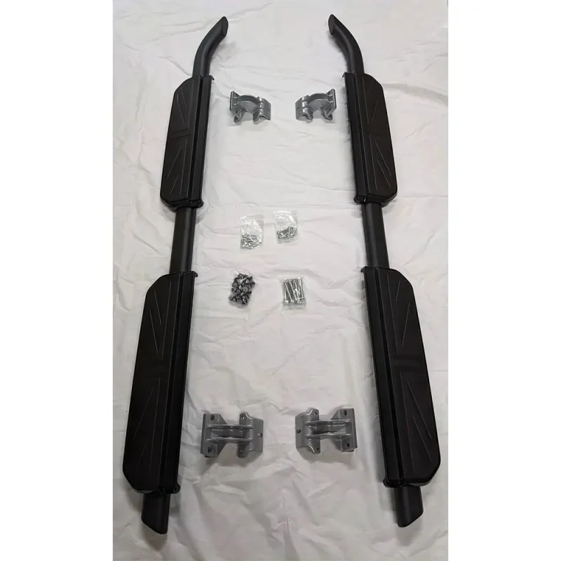 High Quality Union Jack Design Side Steps Pedals Running Boards Exterior Accessories Fit For Defender 110 2020-2023