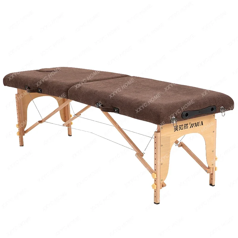 

Folding Massage Bed Massage Portable Household Moxibustion Tattoo Embroidery Body Physiotherapy Beauty Bed Portable