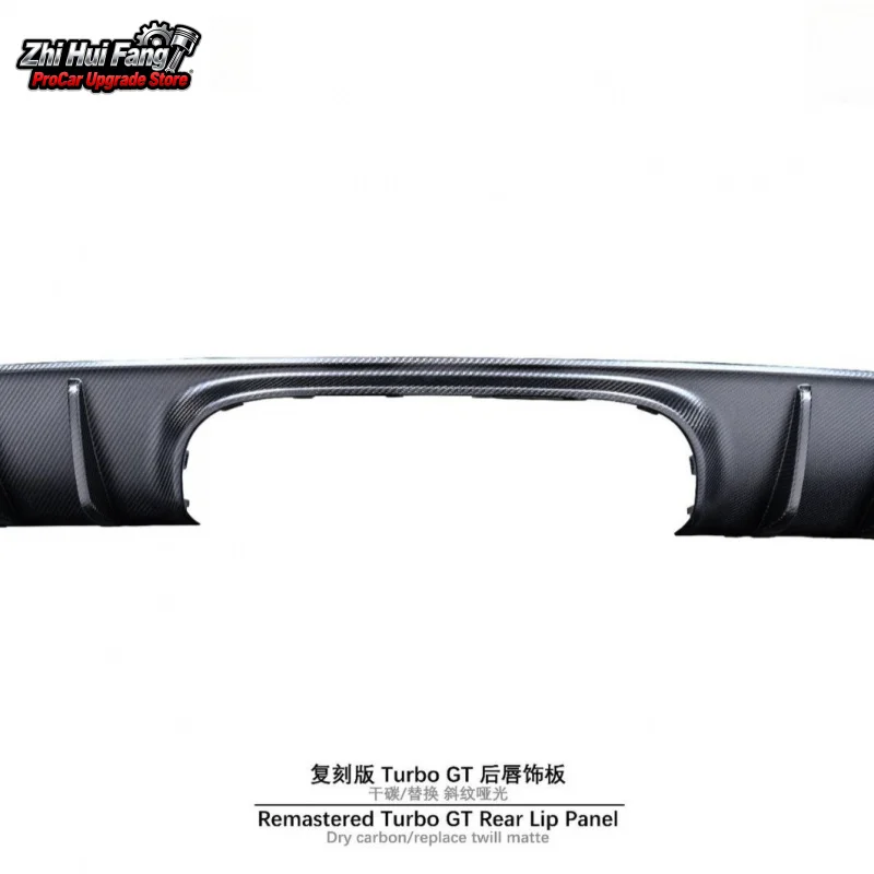 

Подходит для 18-UP Cayenne 9Y0, обновленная реплика Turbo GT, сухая карбоновая задняя панель отделки губ, диагональная матовая