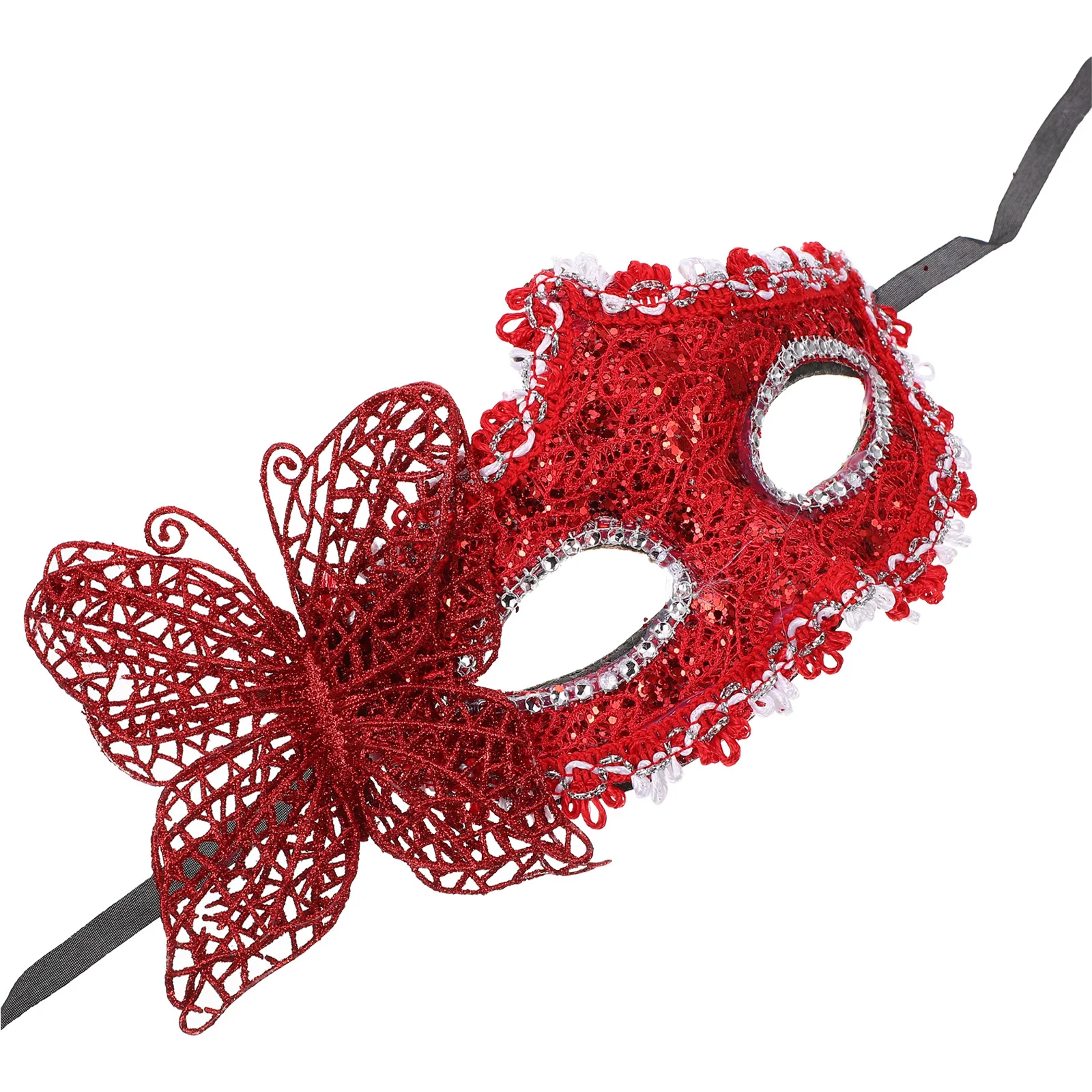 Butterfly Half Face Mask Female for Men Lace Women Mascara Prop Butterfly-designed Party Masquerade Make up