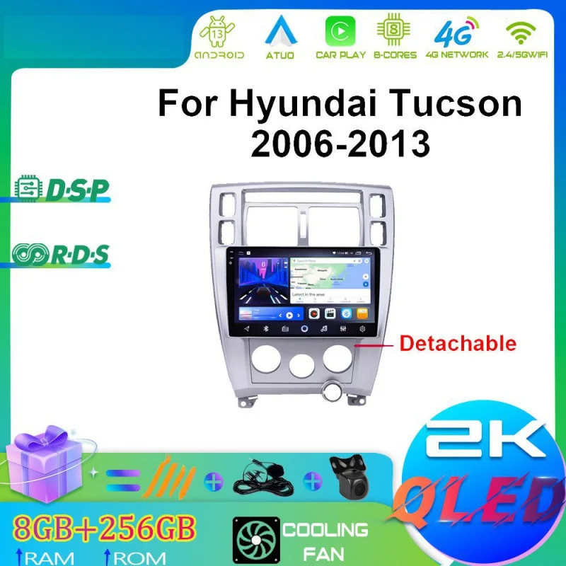 

For Hyundai Tucson 2006 2007-2013 Car Intelligent Systems Android Car Player GPS WIFI Carplay 4G Car Radio Navigation Stereo
