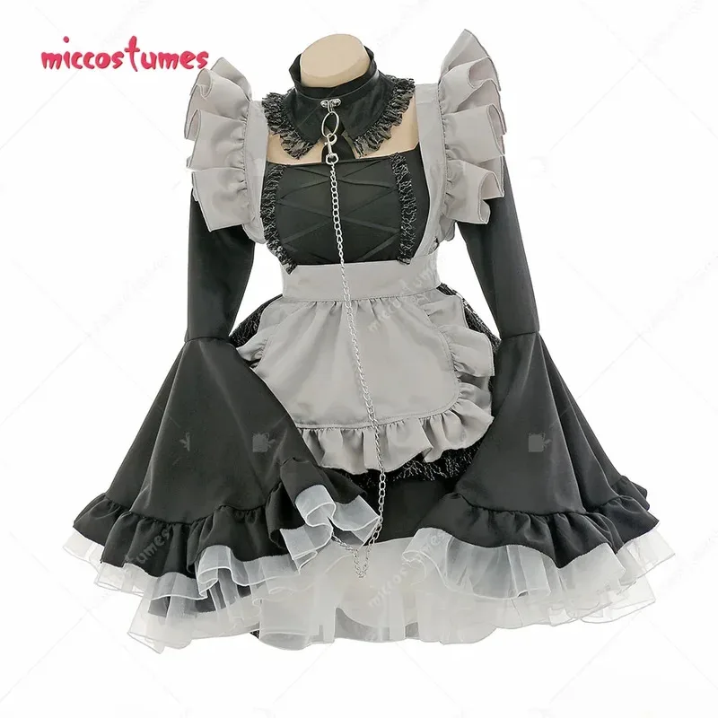 25COSMiccostumes مارين سونو بيسك دمية وا كوي وو سورو تأثيري حلي Kawaii خادمة الزي للنساء فستان خادمة