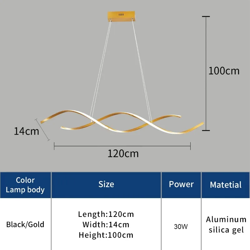 Modern LED Chandelier For Living Room Dining Room Bar Kitchen Room Work Smart Home