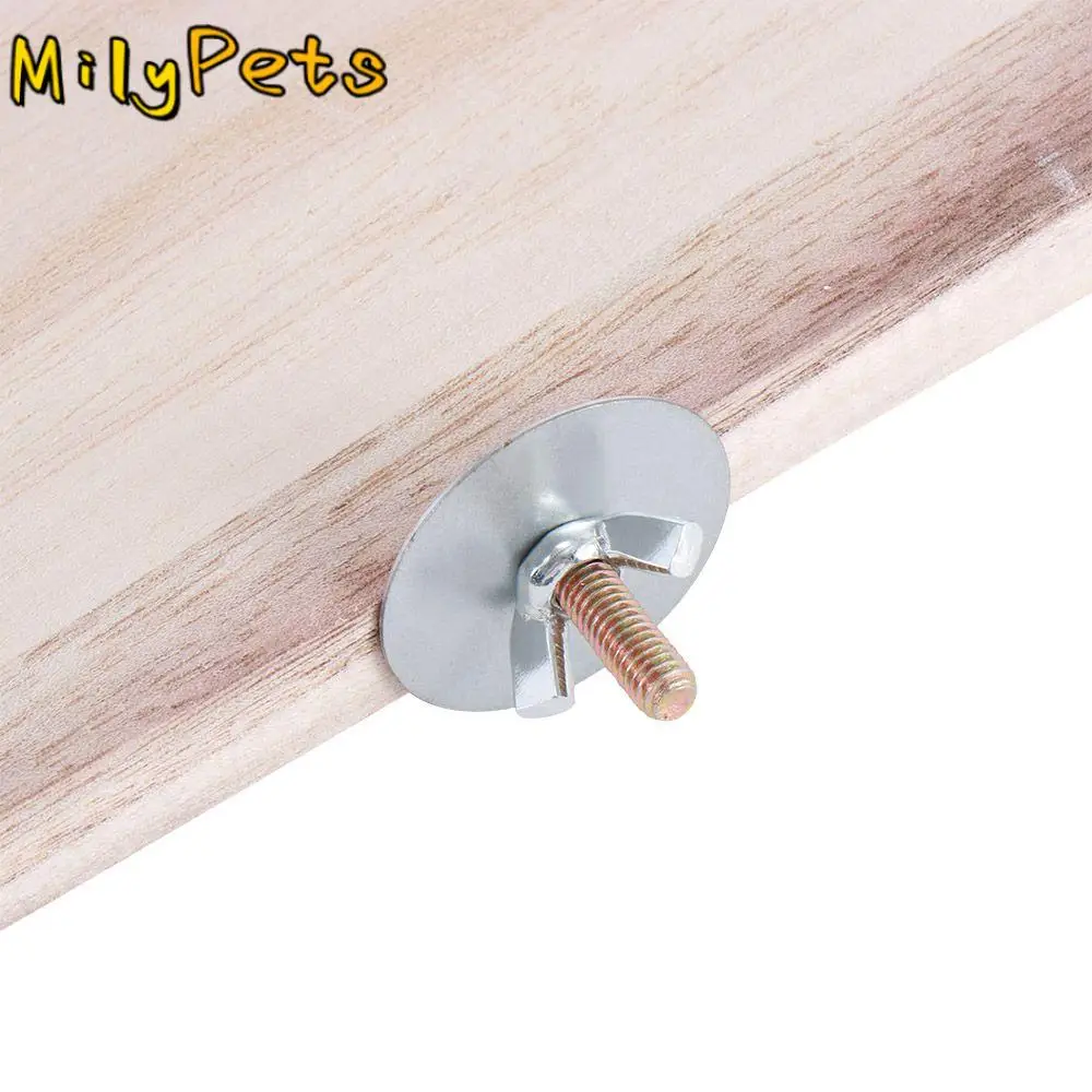 

Animals Rat Pet Supplies Hamster Station Board Pet Bird Parrot Wood Platform Perches Stand Rack Toy