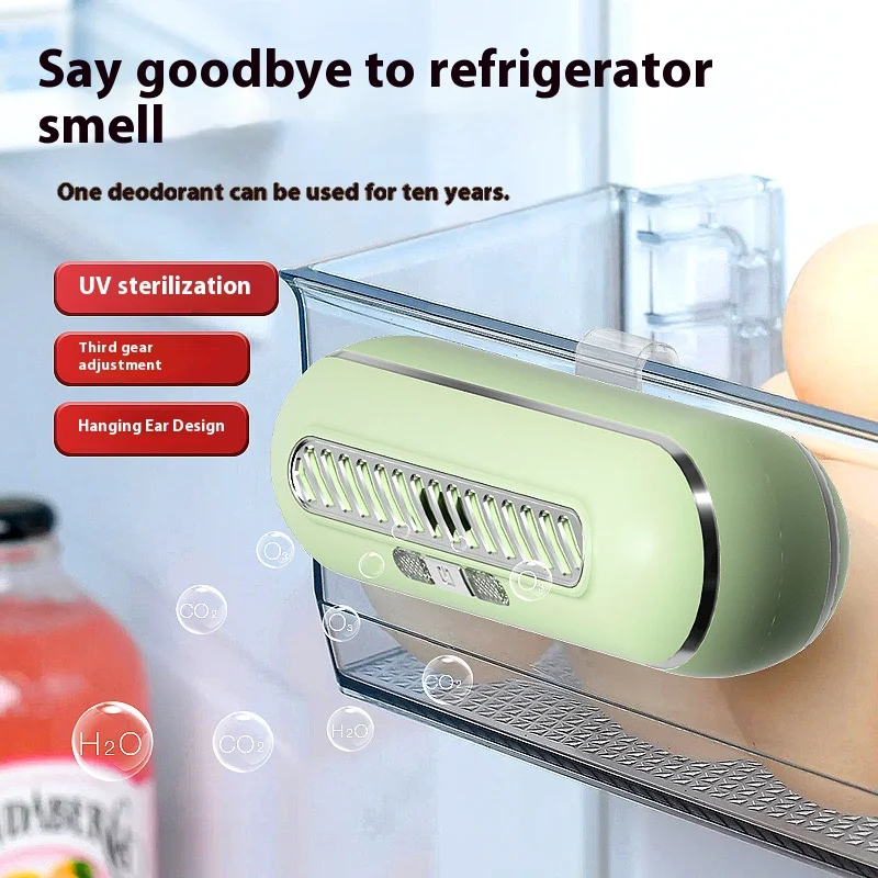 Refrigerator Deodorizer Kitchen Air Freshener Food Shelf Life Extender Deodorizer Stink Bactericidal Food Pet Toilet Car Odor